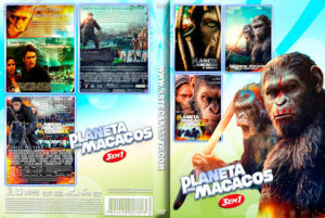 Coleção Planeta Dos Macacos 3 em 1.
